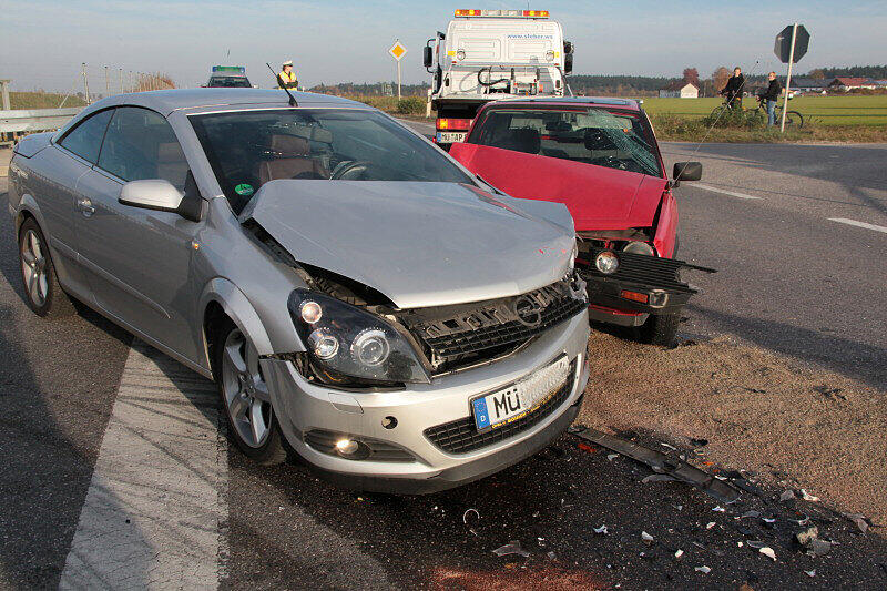 Crash bei Waldkraiburg - Die Bilder
