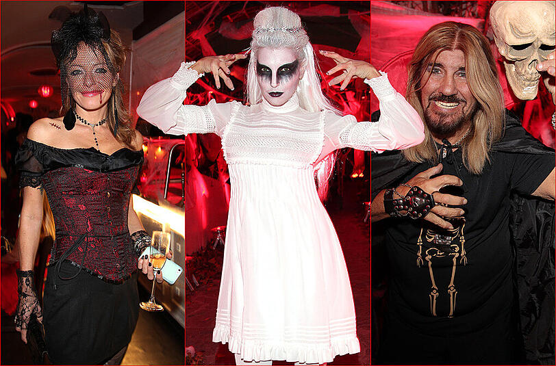 Aufwendige Kostüme, gruselige Deko und bekannte Gesichter auf der Black & Blood Gala in der Violla Bamberger Haus. Die Bilder!