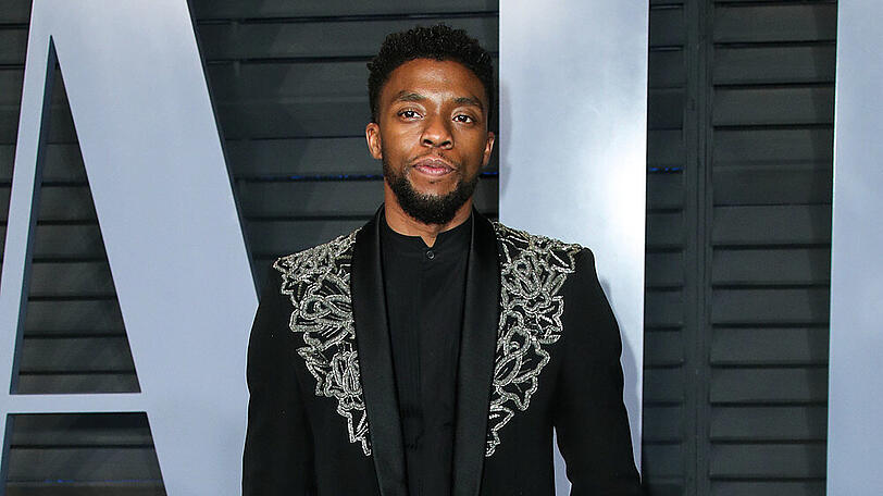 Chadwick Boseman im Jahr 2018 bei der Vanity Fair Oscar Party.