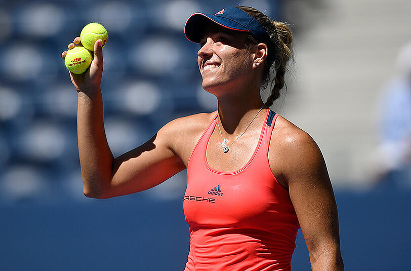 Steht im Achtelfinale von Wuhan: Angelique Kerber (Archivbild).