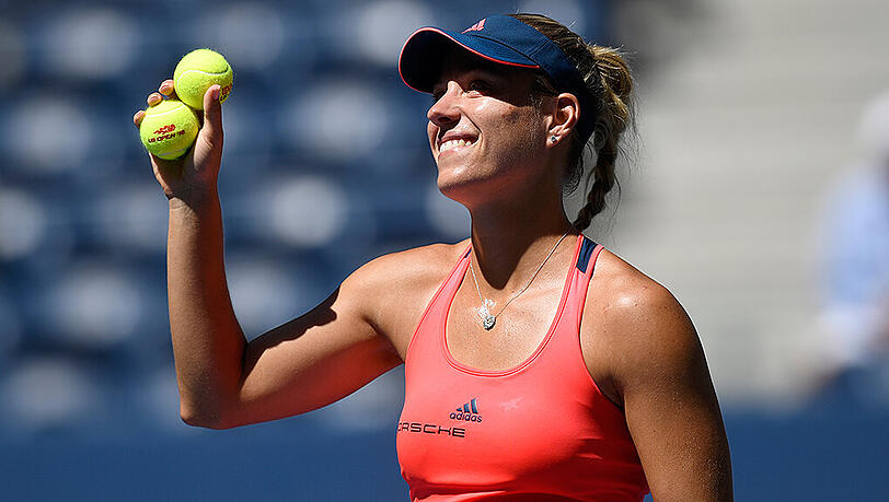 Steht im Achtelfinale von Wuhan: Angelique Kerber (Archivbild). Steht im Achtelfinale von Wuhan: Angelique Kerber (Archivbild).