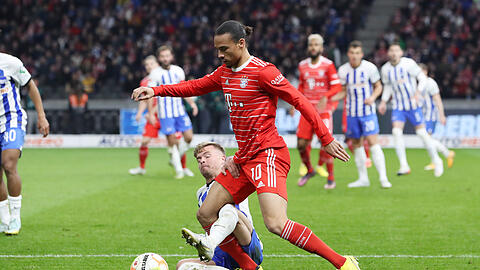 Comeback gegen die Hertha:Bayerns Leroy Sané.