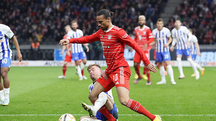 Comeback gegen die Hertha:Bayerns Leroy Sané.