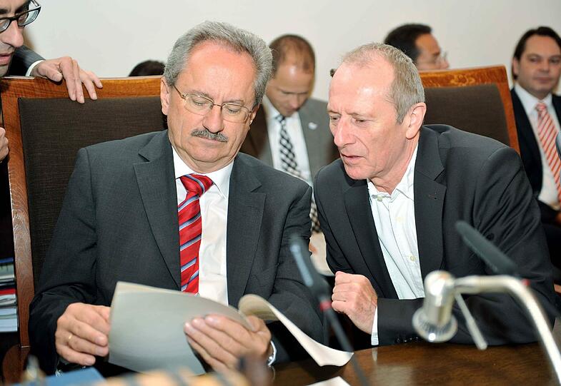 Seit Jahrzehnten ein Team: OB Christian Ude (SPD) und Bürgermeister Hep Monatzeder (Grüne).