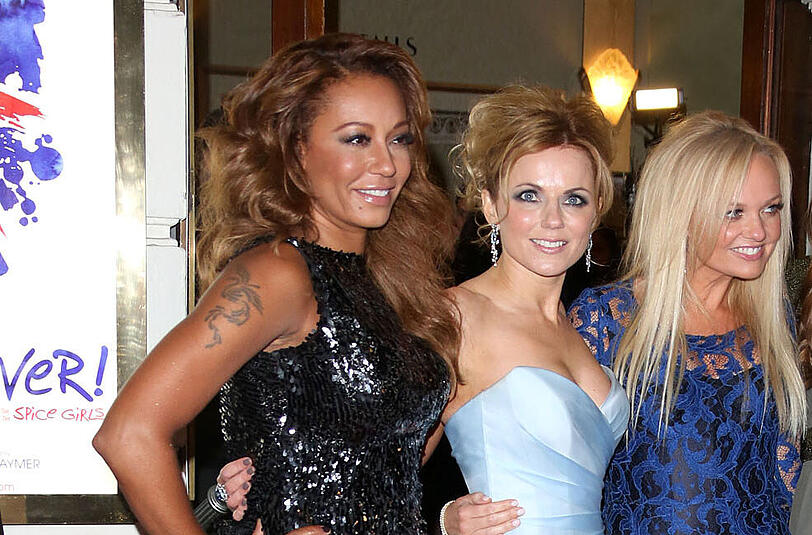 Mel B, Geri Horner und Emma Bunton (v.l.)