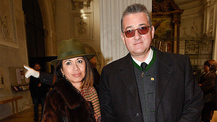 Max Streibl jr. und Frau Maja