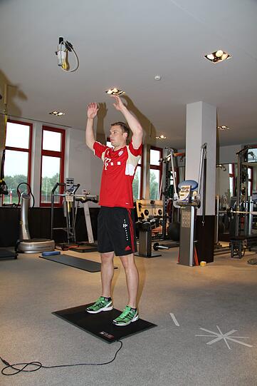 Die Bayern-Spieler im Leistungstest. Die Bilder.