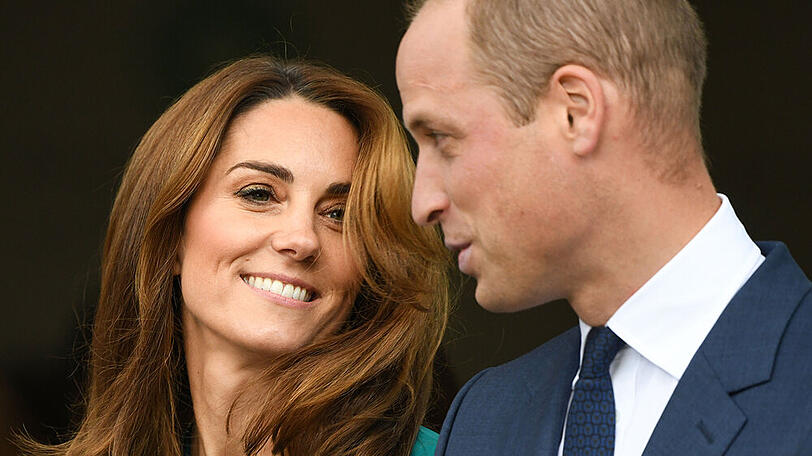 Herzogin Kate und Prinz William während eines Events in London
