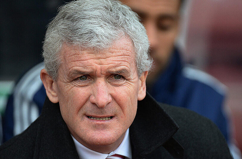 Verlängerte im März bei Stoke City: Mark Hughes.