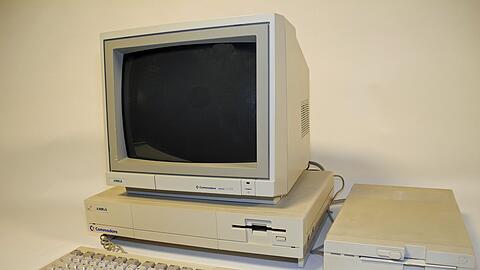 Der Commodore Amiga im Heinz Nixdorf MuseumsForum (HNF) in Paderborn.
