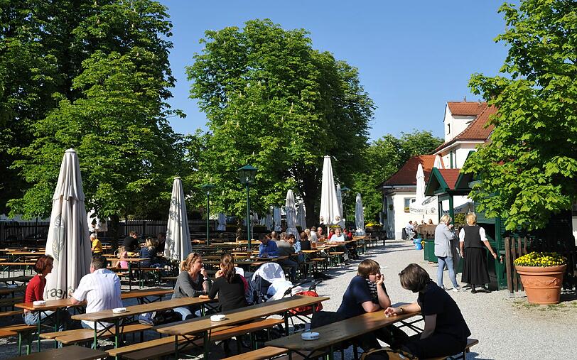 Der Franziskanergarten in Trudering &ndash; ein echter Nachbarschaftstreff
und Familienbiergarten.