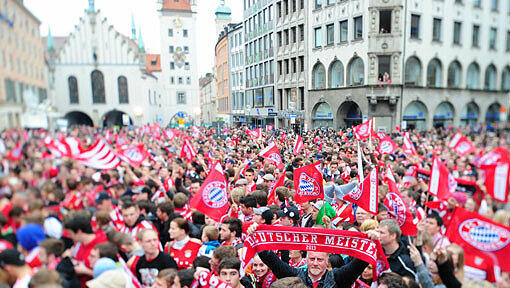 Zwei Termine für die Meisterfeier hat sich der FC Bayern München reserviert. Zwei Termine für die Meisterfeier hat sich der FC Bayern München reserviert.