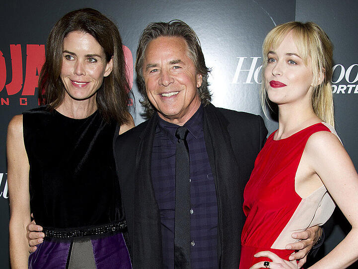 Don Johnson mit seiner Tochter Dakota (re.) und seiner Frau
