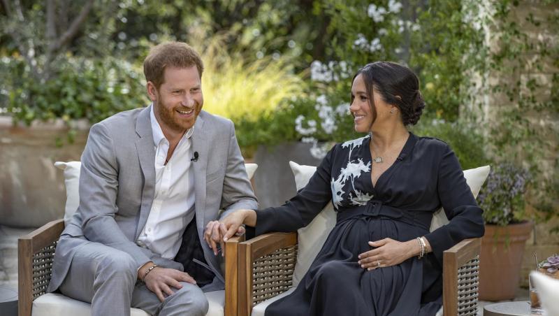 Prinz Harry und seine Ehefrau Herzogin Meghan beim Interview.