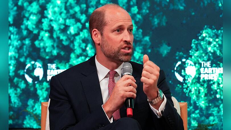 Prinz William während seines ersten Auftritts bei der diesjährigen London Climate Action Week.