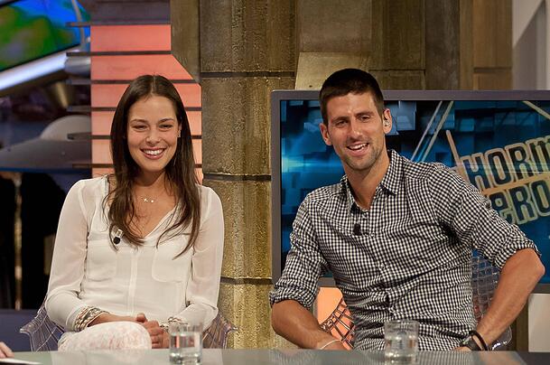 Ana Ivanovic und Novak Djokovic im Mai 2013. Die beiden Serben verbindet eine langj&auml;hrige Freundschaft.