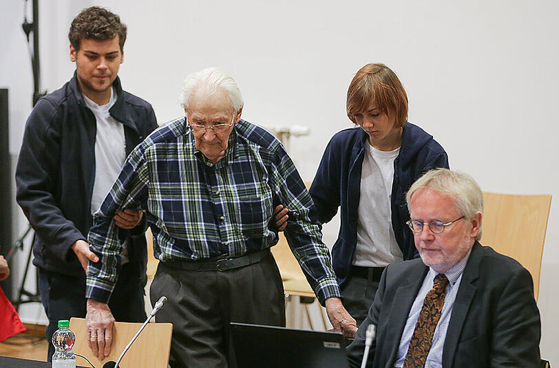 Der frühere SS-Mann Oskar Gröning soll das systematische Morden der Nazis unterstützt haben.