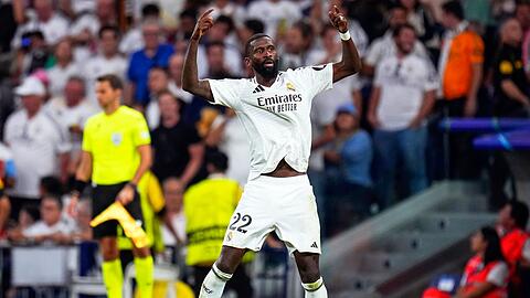 Muss vorerst gesperrt zuschauen: Real Madrids Antonio Rüdiger.