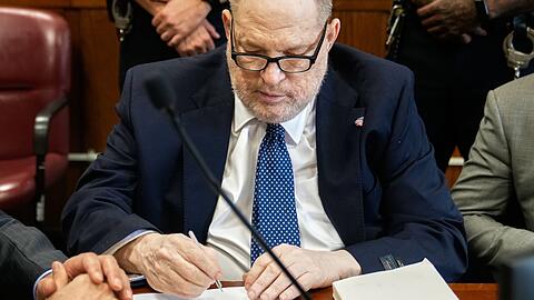 Im Verfahren gegen Harvey Weinstein wird das Strafma&szlig; erwartet. (Archivbild)