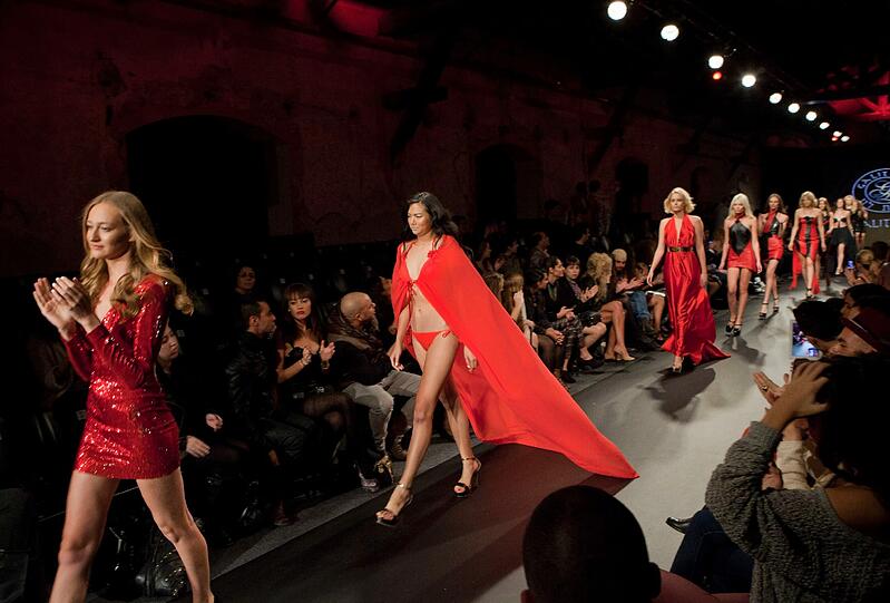 Sexy und selbstbewusst: so präsentieren die Models die Kreationen auf der Tel Aviv Fashion Week.