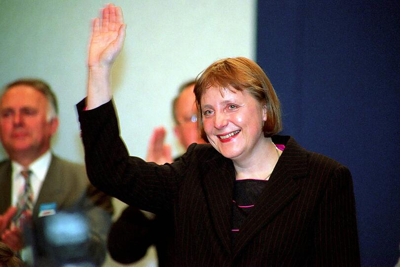 Als CDU-Generalsekretärin im Jahr 2000: Angela Merkel