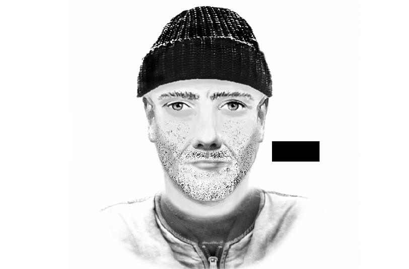 Mit Hilfe dieses Phantombilds hofft die Polizei den Täter zu fassen.