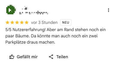 Immerhin 5 von 5 Sternen gab dieser Nutzer. Immerhin 5 von 5 Sternen gab dieser Nutzer.