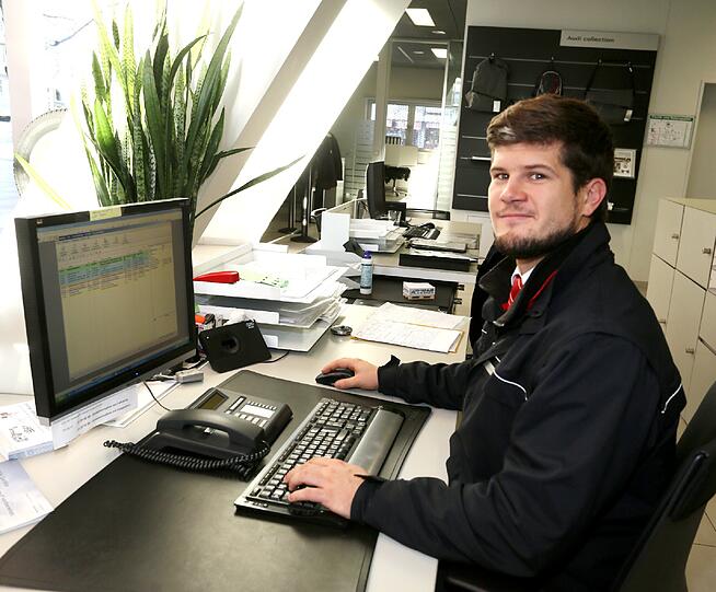 Ein Arbeitsplatz bei Audi im Service-Center: Auch hier werden Mitarbeiter gesucht.