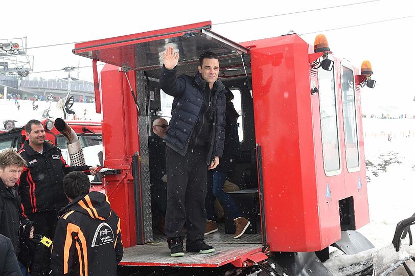 Robbie Williams beim "Top of the Mountain"-Konzert in Ischgl (2014)