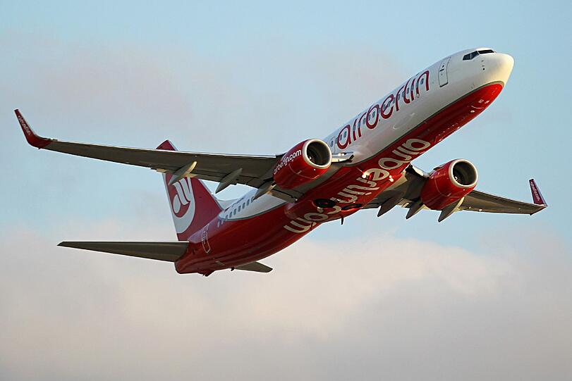 Platz 20: Air Berlin. 134 Flugzeuge in der Flotte. Pünktlichkeitsquote: 86,4 Prozent.