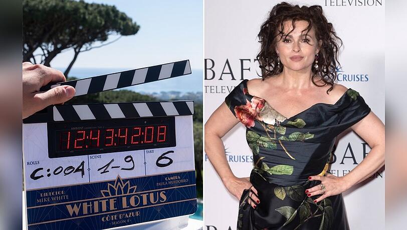 Es wird offiziell gedreht: Helena Bonham Carter spielt in der vierten Staffel "The White Lotus" mit.