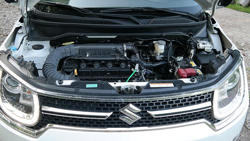 Der 1,2-Liter-Benziner im Ignis ist ei8n braver Begleiter, der gut zum Charakter des Mikro-SUV passt.