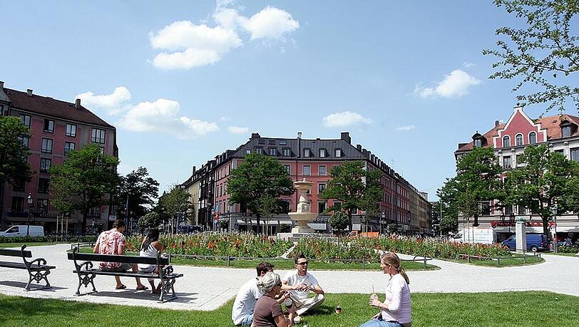 Hier wohnt man einfach gut: der Gärtnerplatz. Hier wohnt man einfach gut: der Gärtnerplatz.