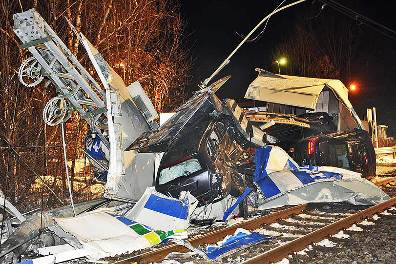 Schlimmer S-Bahn-Unfall in Emmering.