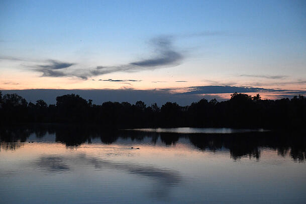 Der kleine Olchinger See. Der kleine Olchinger See.