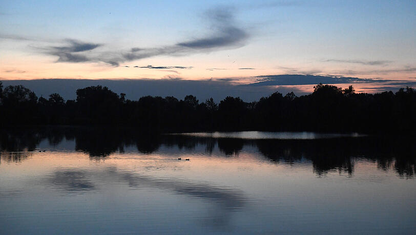 Der kleine Olchinger See. Der kleine Olchinger See.