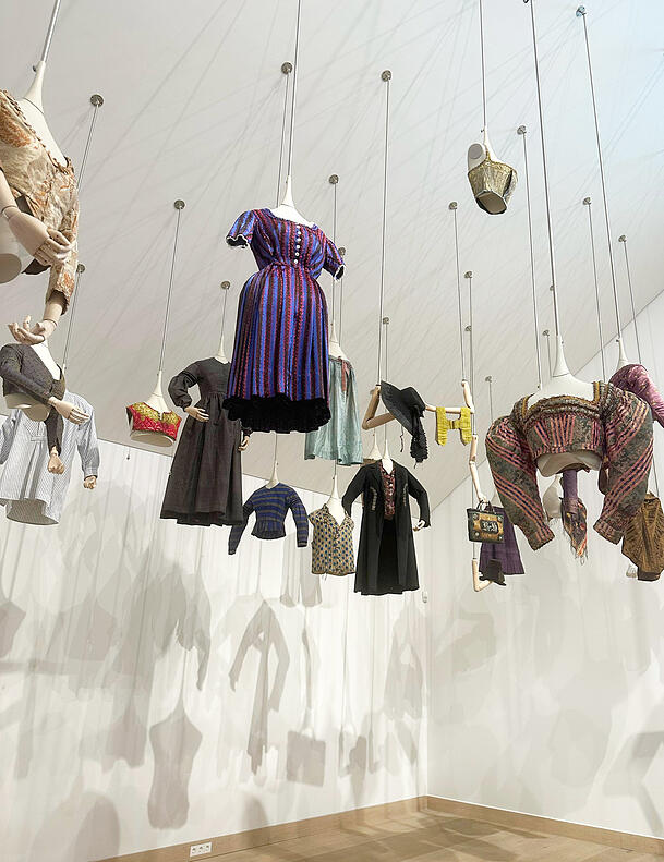 Die Trachtengewandausstellung.