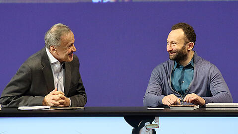 Kirill Petrenko und Nikolaus Bachler.