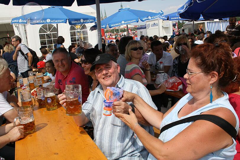 Seifenblasen und Bier?