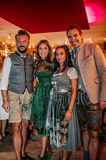 Heiko Grote mit Freundin Simone Ballack sowie Daniela und Michael Wilhelmer