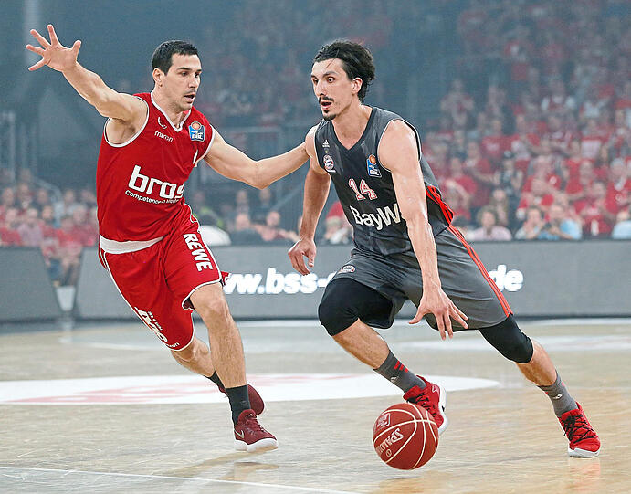 Mit den Basketballern des FC Bayern am Ende chancenlos in Bamberg: Nihad Djedovic.