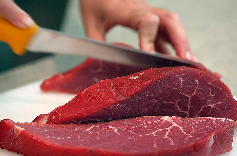 Rindfleisch hilft bei Eisenmangel