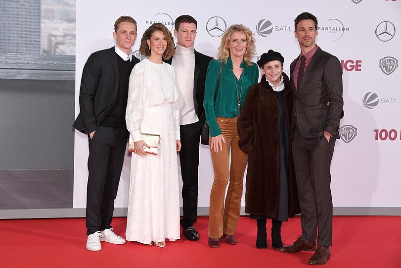 Matthias Schweighöfer, Miriam Stein, Artjom Gilz, Dr. Maria Furtwängler, Katharina Thalbach und Florian David Fitz