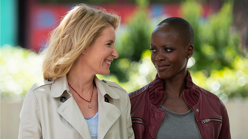 Maria Furtwängler und ihre neue Kollegin Florence Kasumba.