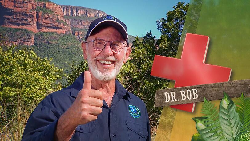 Dr. Bob ist das Gesicht des Dschungel-Ärzteteams Dr. Bob ist das Gesicht des Dschungel-Ärzteteams