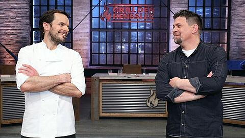 "Grill den Henssler": Die Spitzenköche Steffen Henssler (l.) und Tim Mälzer