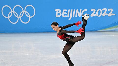 Die Russin Kamila Wasiljewa beeindruckte mit ihrer Kür.