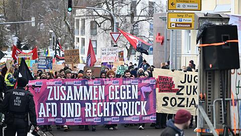 Zahlreiche Menschen wurden zu einer Demo in Lindenberg erwartet.