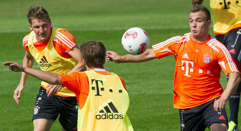 Der FC Bayern am vierten Trainingstag in Doha.