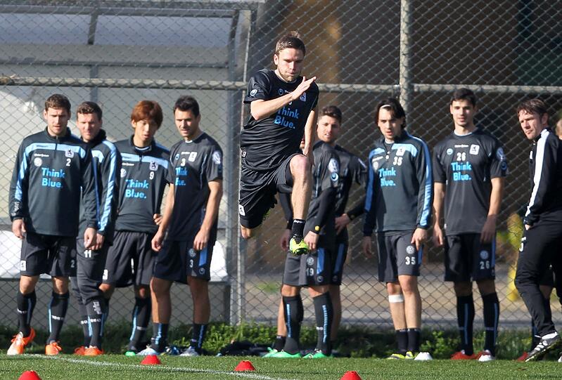 Die Bilder von der Vormittagseinheit am zweiten Tag des Trainingslagers.